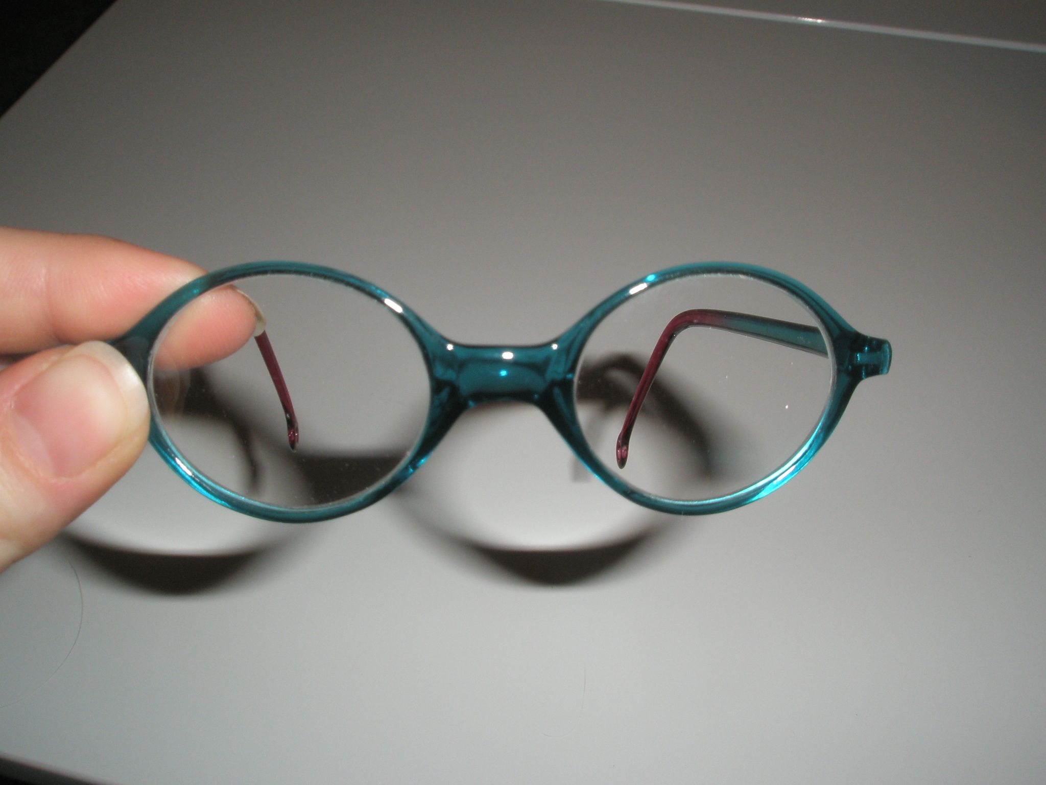 Krüger Optik 4061 Titan Gris Ovale Lunettes Monture Lunettes Neuf